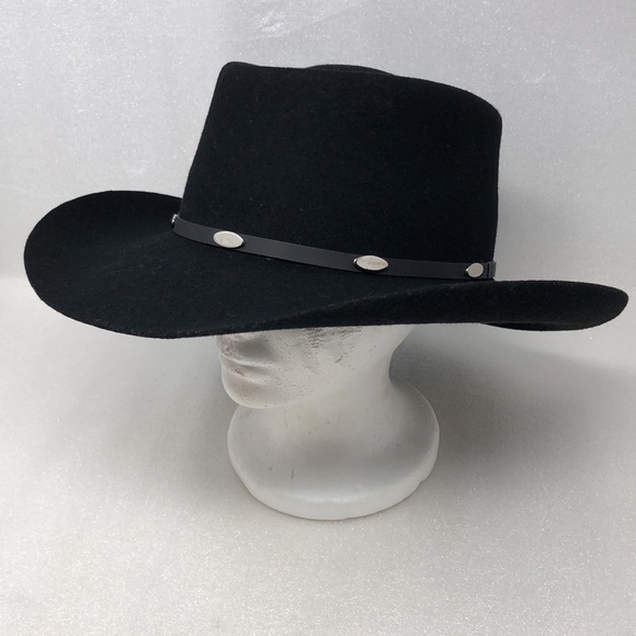 Master Hatters Of Texas Western Cowboy Hat In Black Quality Beaver Blend Felt - Picture 15 of 16